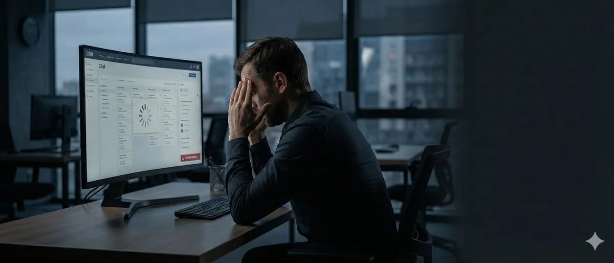 5 CRM red flags warning signs illustration