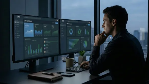 HubSpot vs Salesforce comparison illustration